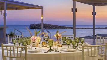 Área de bodas al aire libre