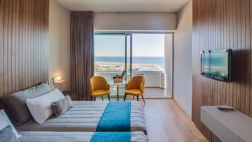 Standard Room, Sea View | Premium bedding, minibar, in-room safe, desk