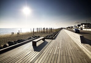 On the beach