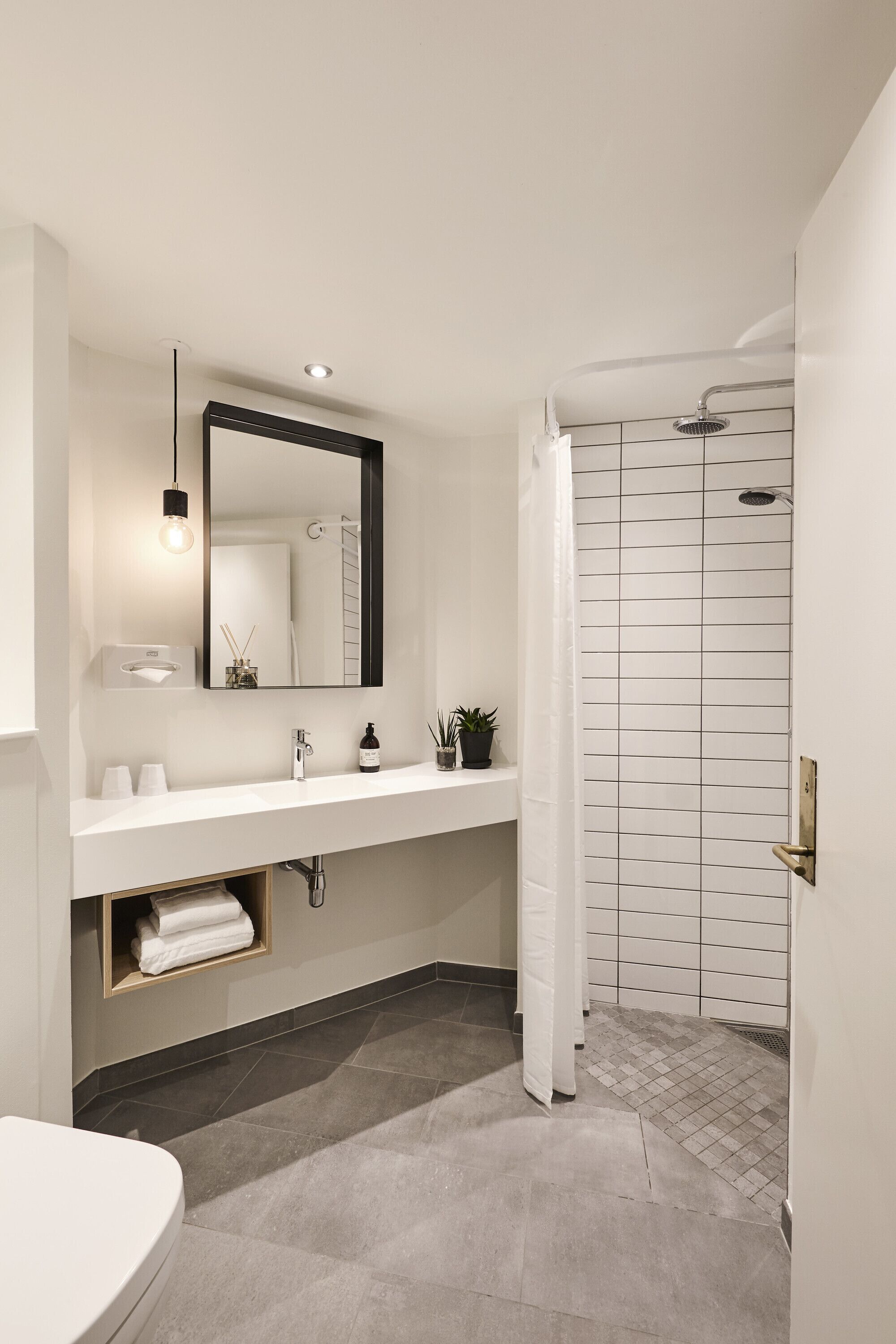 suite | bathroom | eco-friendly toiletries, hair dryer, towels, soap