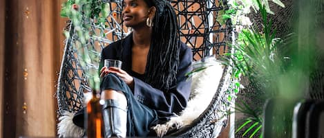 Sala de estar en el lobby