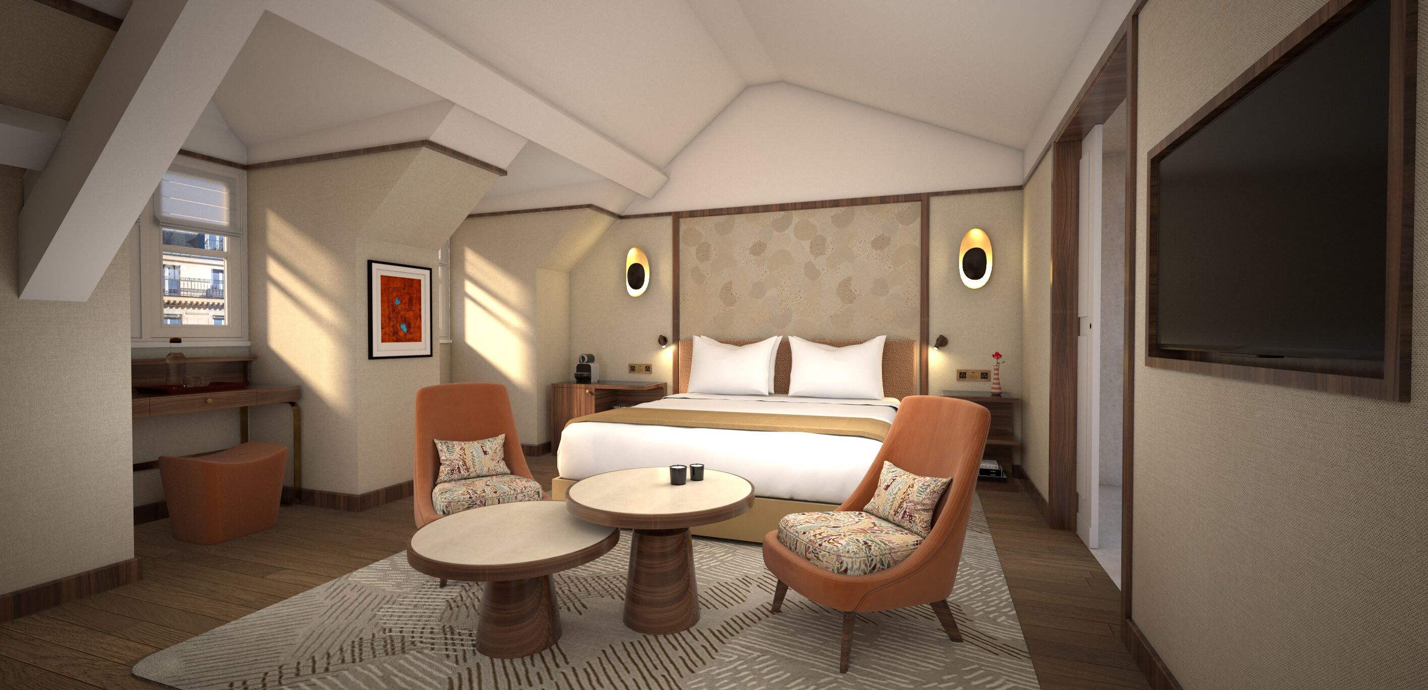 Junior Suite Club - 6th floor accessible by staircase only from 5th floor