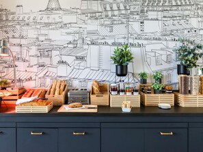 Daily buffet breakfast (EUR 14.5 per person)