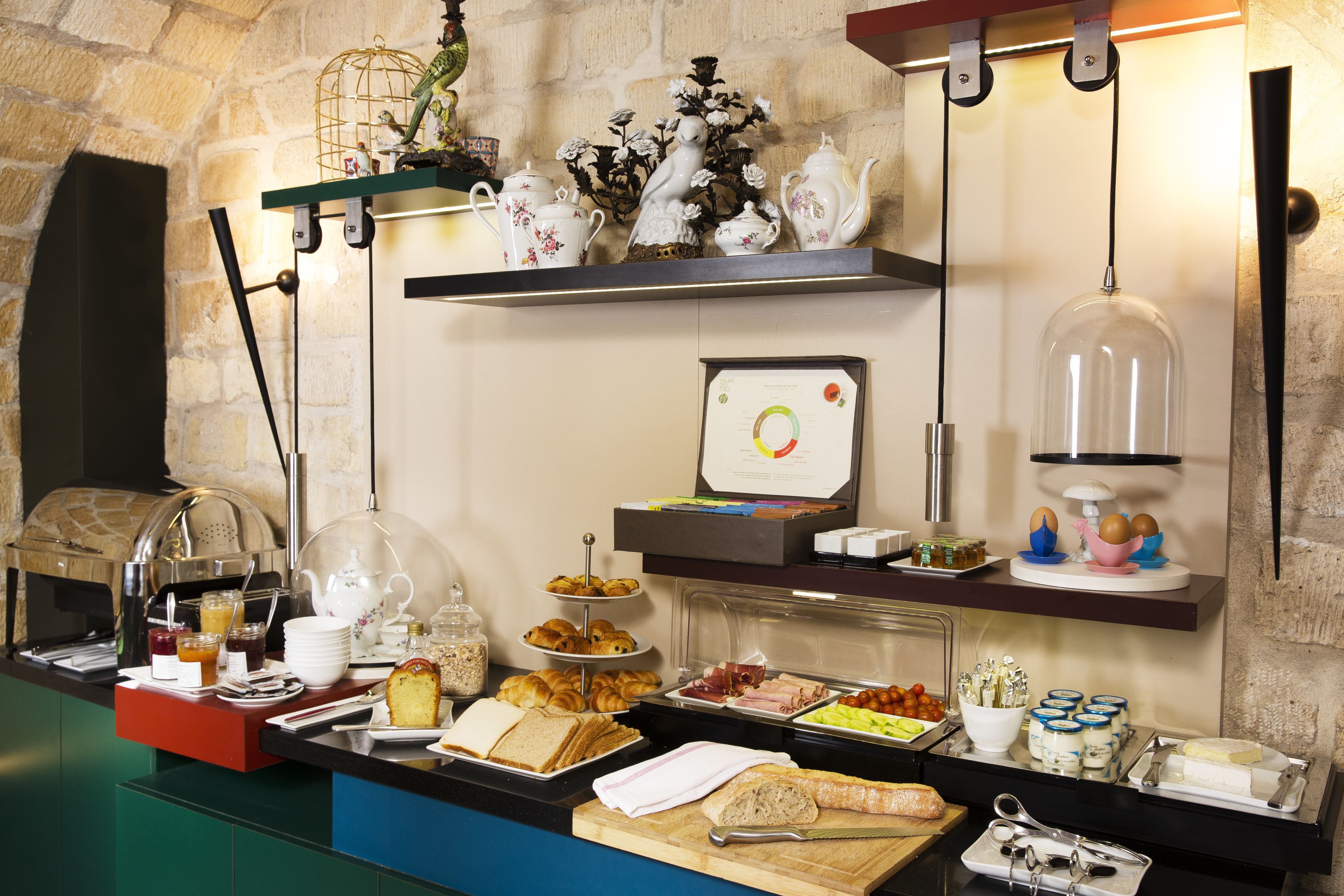 daily buffet breakfast (eur 20 per person)