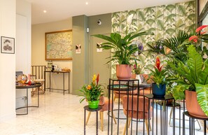 Lobby sitting area
