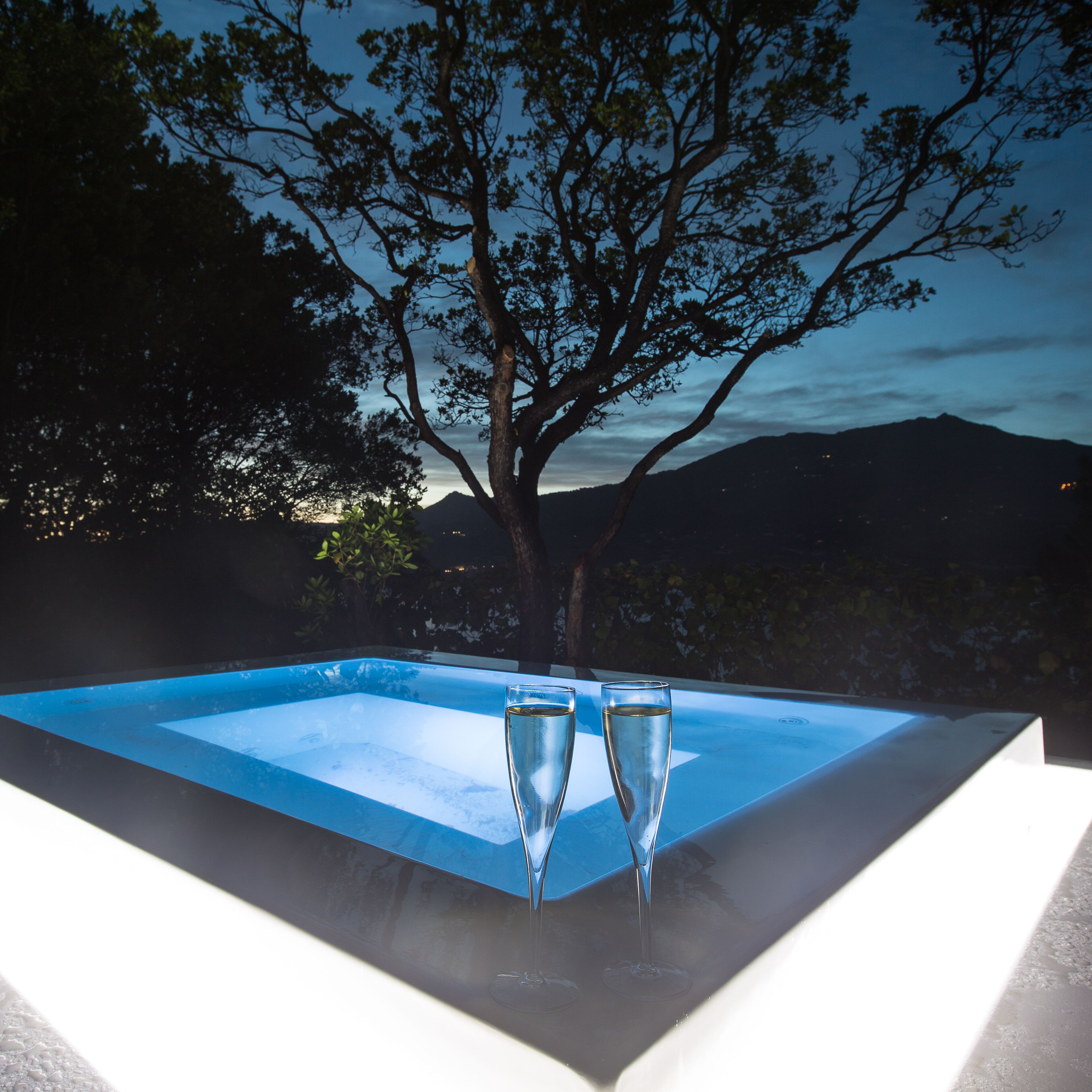 outdoor treatment area