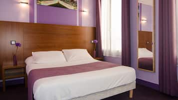 Double Room | Memory foam beds, in-room safe, individually decorated, desk