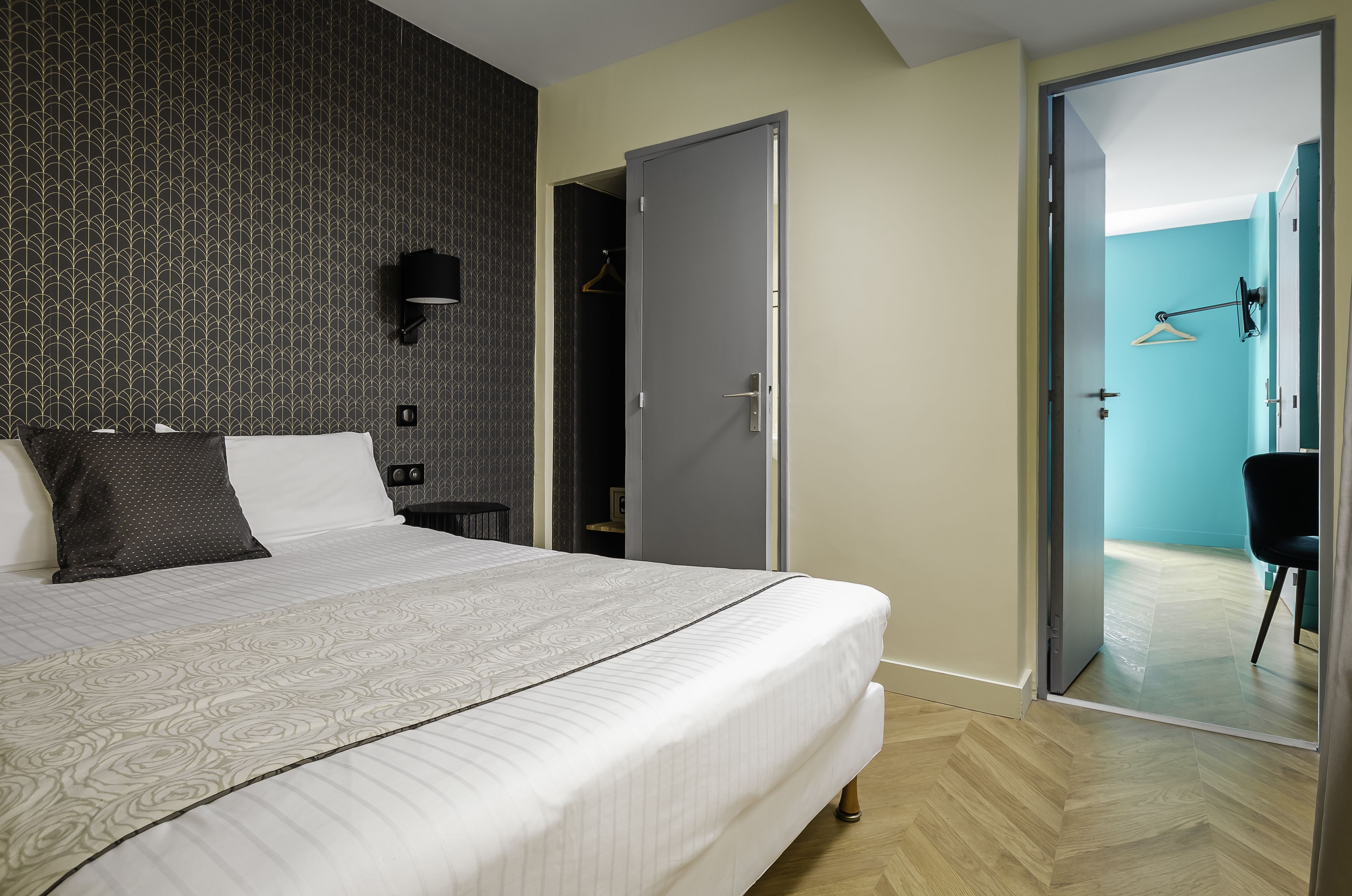 family room, 2 bedrooms | select comfort beds, in-room safe, desk, iron/ironing board