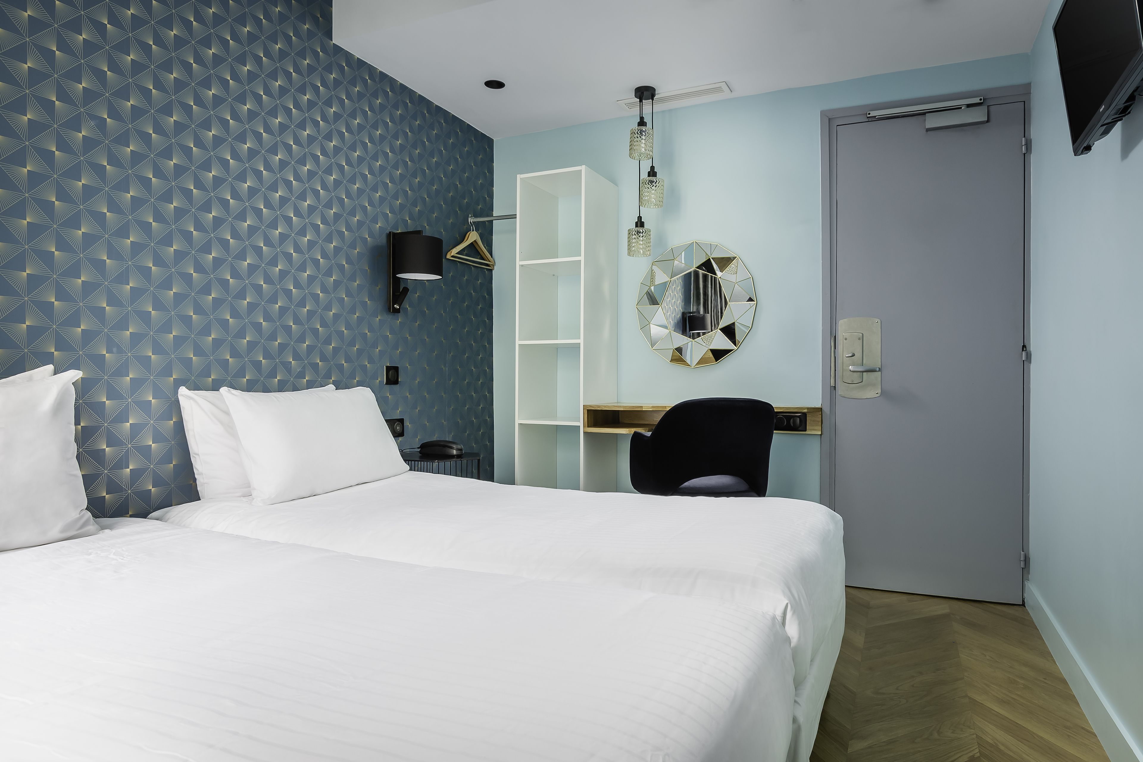 basic twin room, 2 single beds | select comfort beds, in-room safe, desk, iron/ironing board