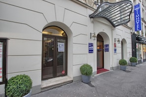 Fassade der Unterkunft