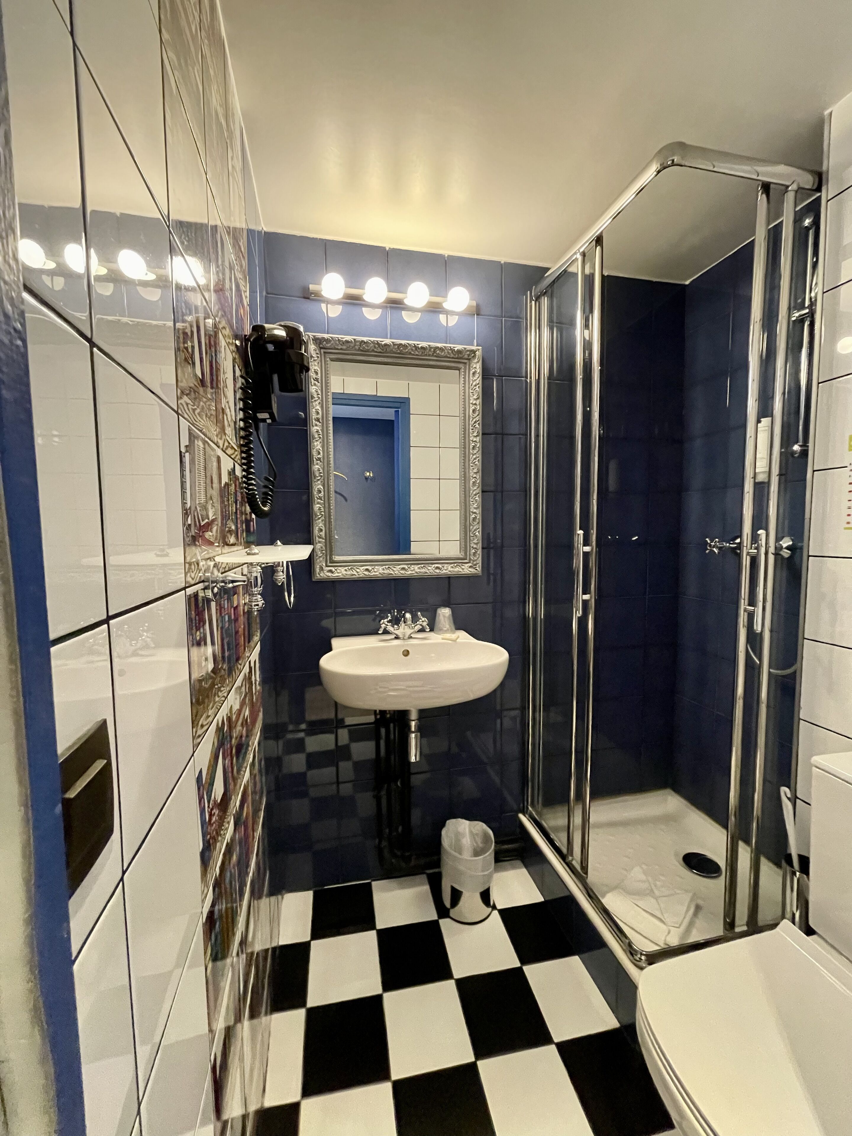 double or twin room | bathroom | shower, eco-friendly toiletries, hair dryer, towels