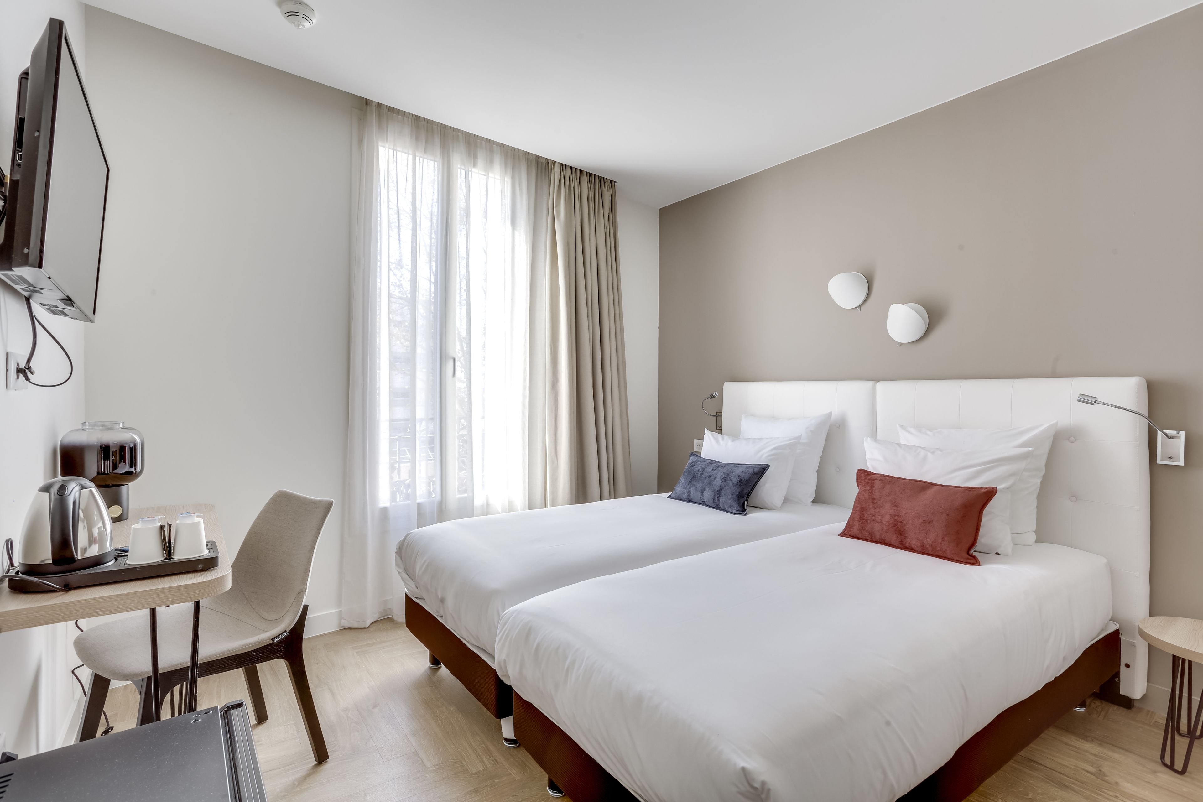 superior double room | premium bedding, desk, blackout curtains, soundproofing