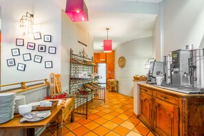 Daily buffet breakfast (EUR 16 per person)