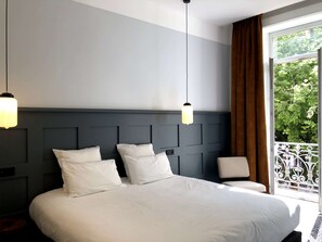 Junior Suite, 1 Double Bed | In-room safe, individually decorated, desk, blackout curtains