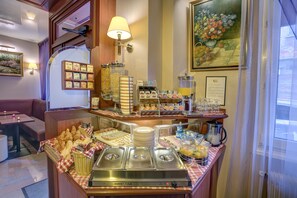 Daily buffet breakfast (EUR 12 per person)