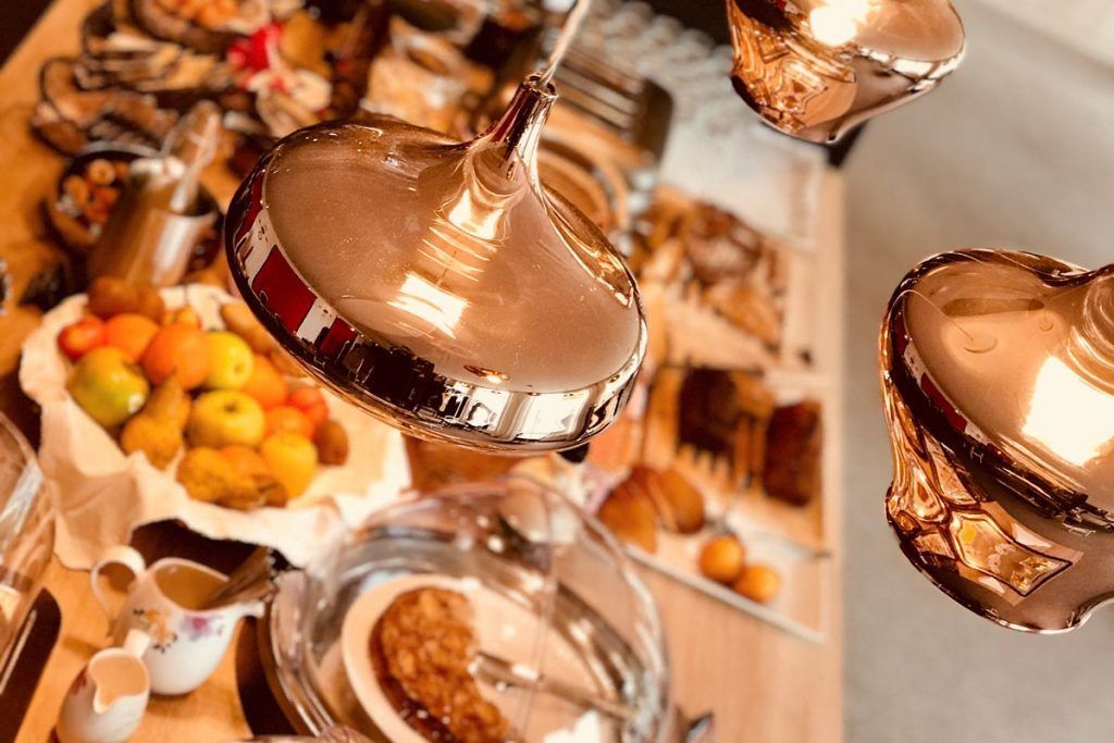 daily buffet breakfast (eur 15 per person)