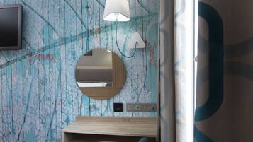 Biancheria da letto di alta qualità, minibar, una cassaforte in camera