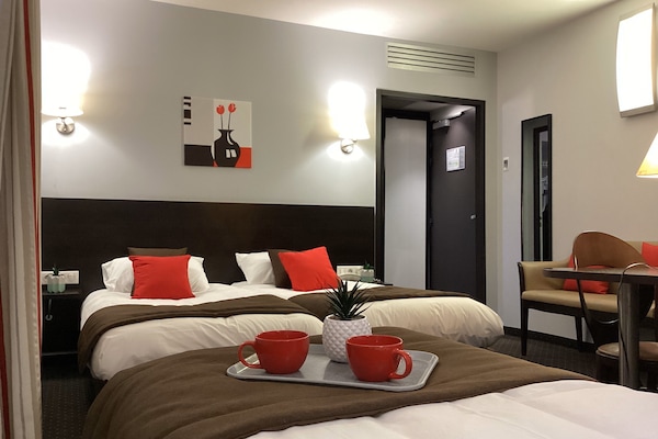 Family Triple Room (3 pax) | Premium bedding, desk, soundproofing, free cots/infant beds