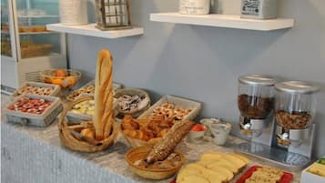 Daily buffet breakfast (EUR 8 per person)