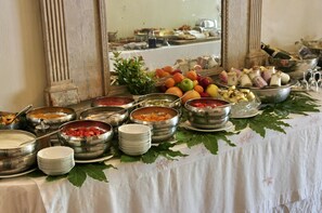 Daily buffet breakfast (EUR 35.00 per person)