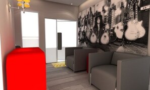 Sala de estar en el lobby