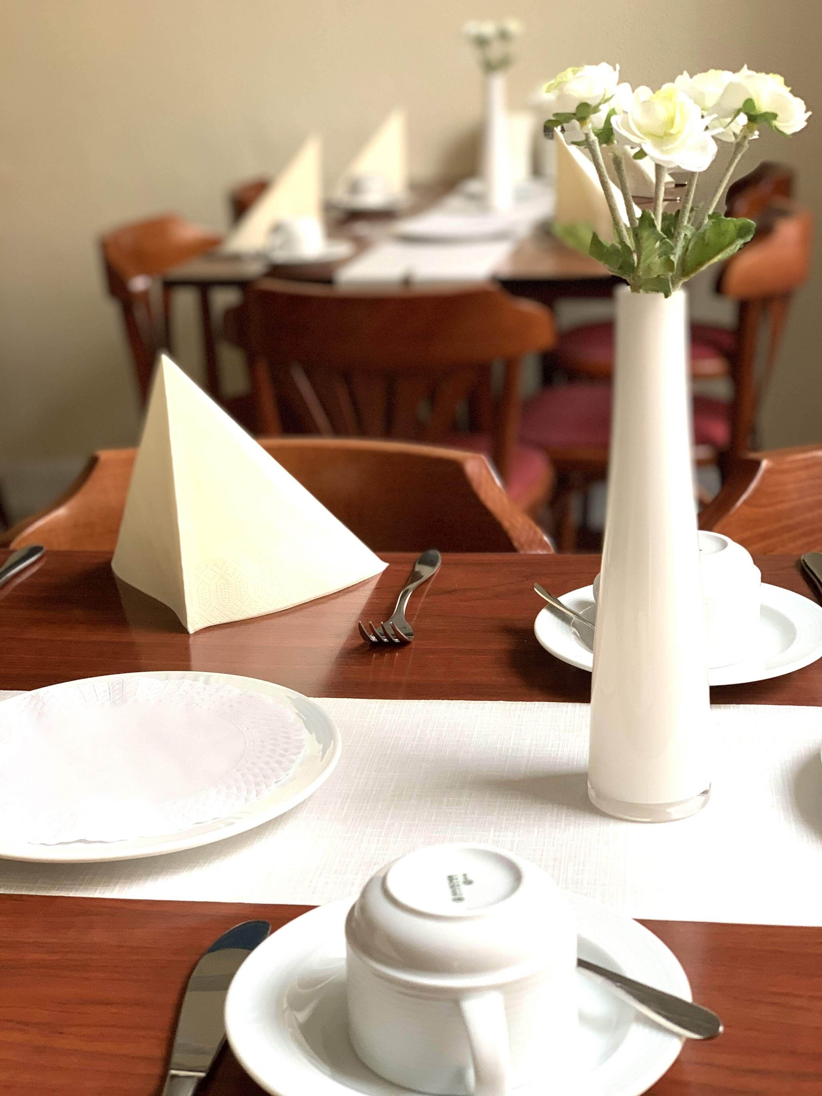 daily buffet breakfast (eur 17.50 per person)