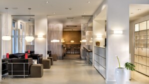 Sitteområde i lobbyen