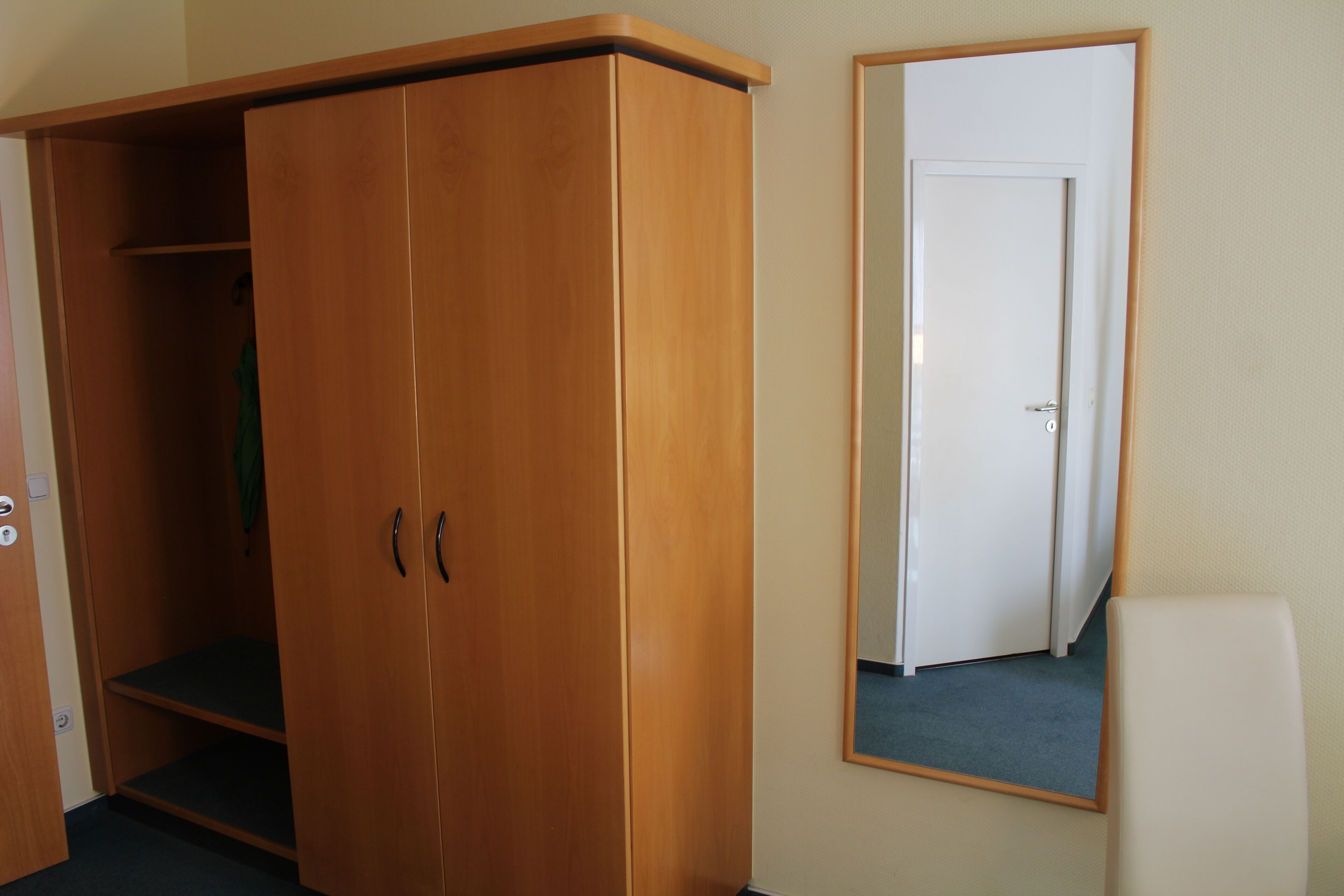 standard double room | living area | 55-inch lcd tv with satellite channels, tv