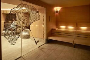 Sauna, steam room, body treatments, body scrubs, reflexology