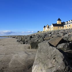 On the beach