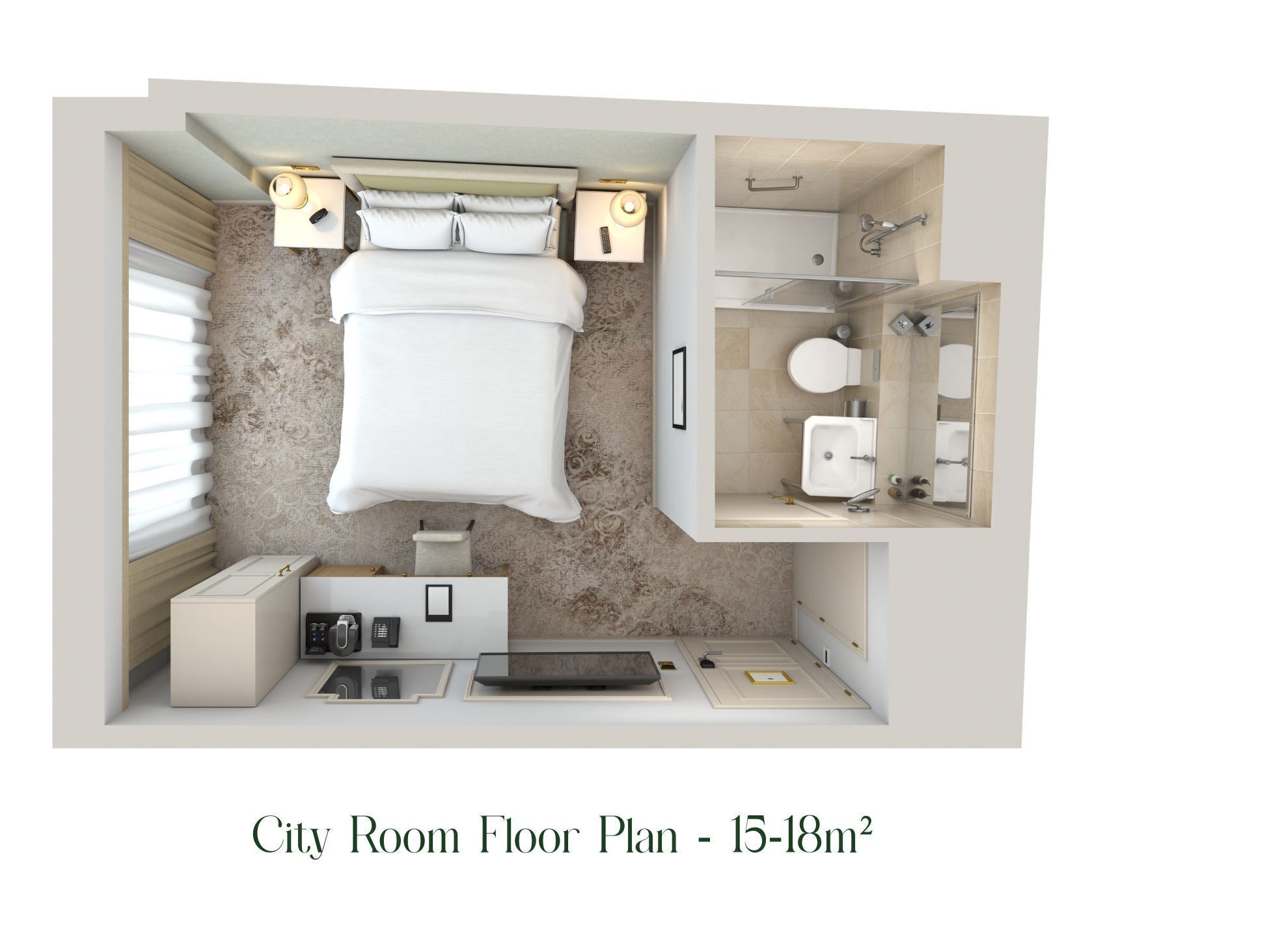 city queen room | 1 bedroom, premium bedding, minibar, in-room safe