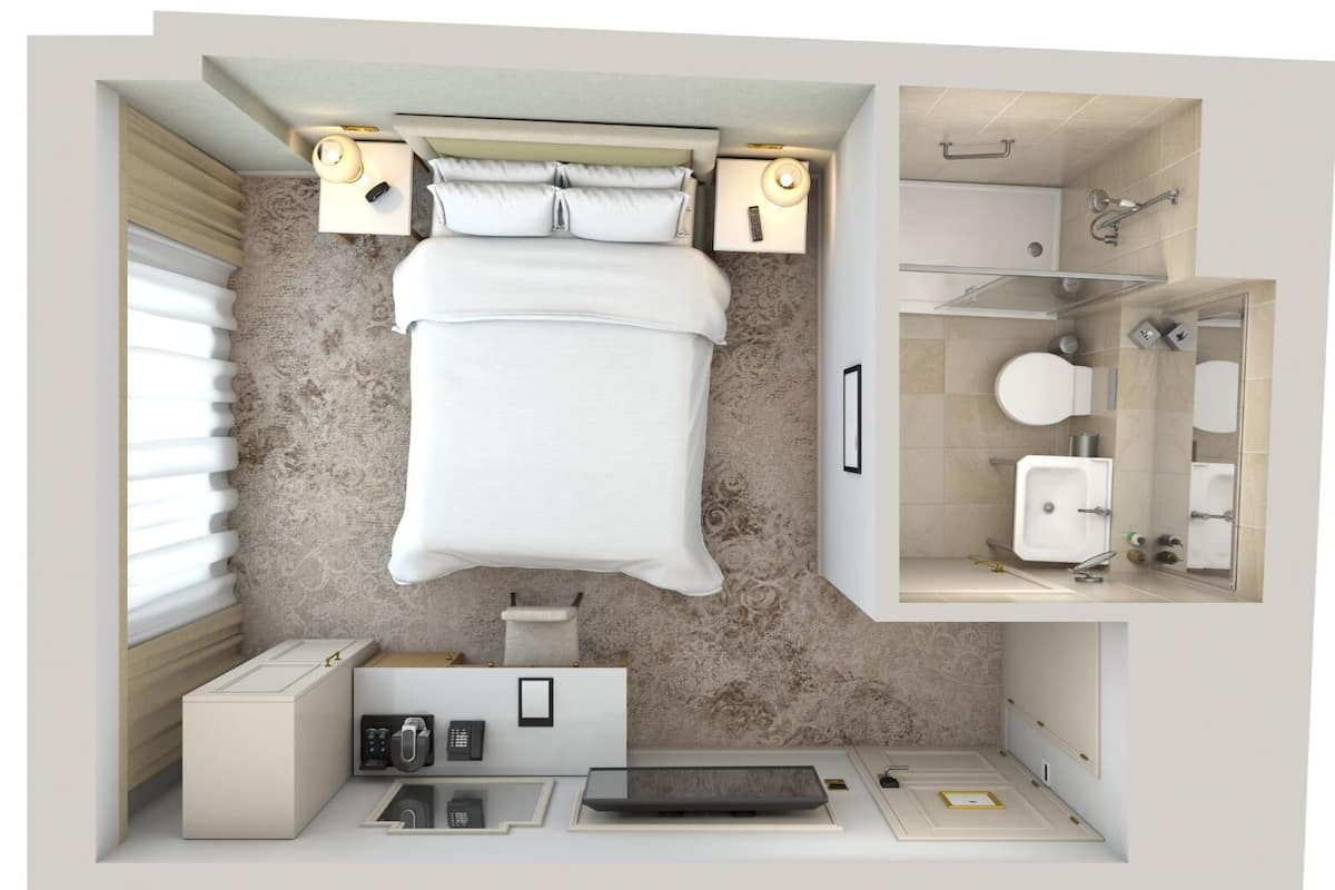 City Queen Room | 1 habitación, ropa de cama de alta calidad y minibar