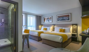 Double Double Room | 1 bedroom, in-room safe, desk, laptop workspace