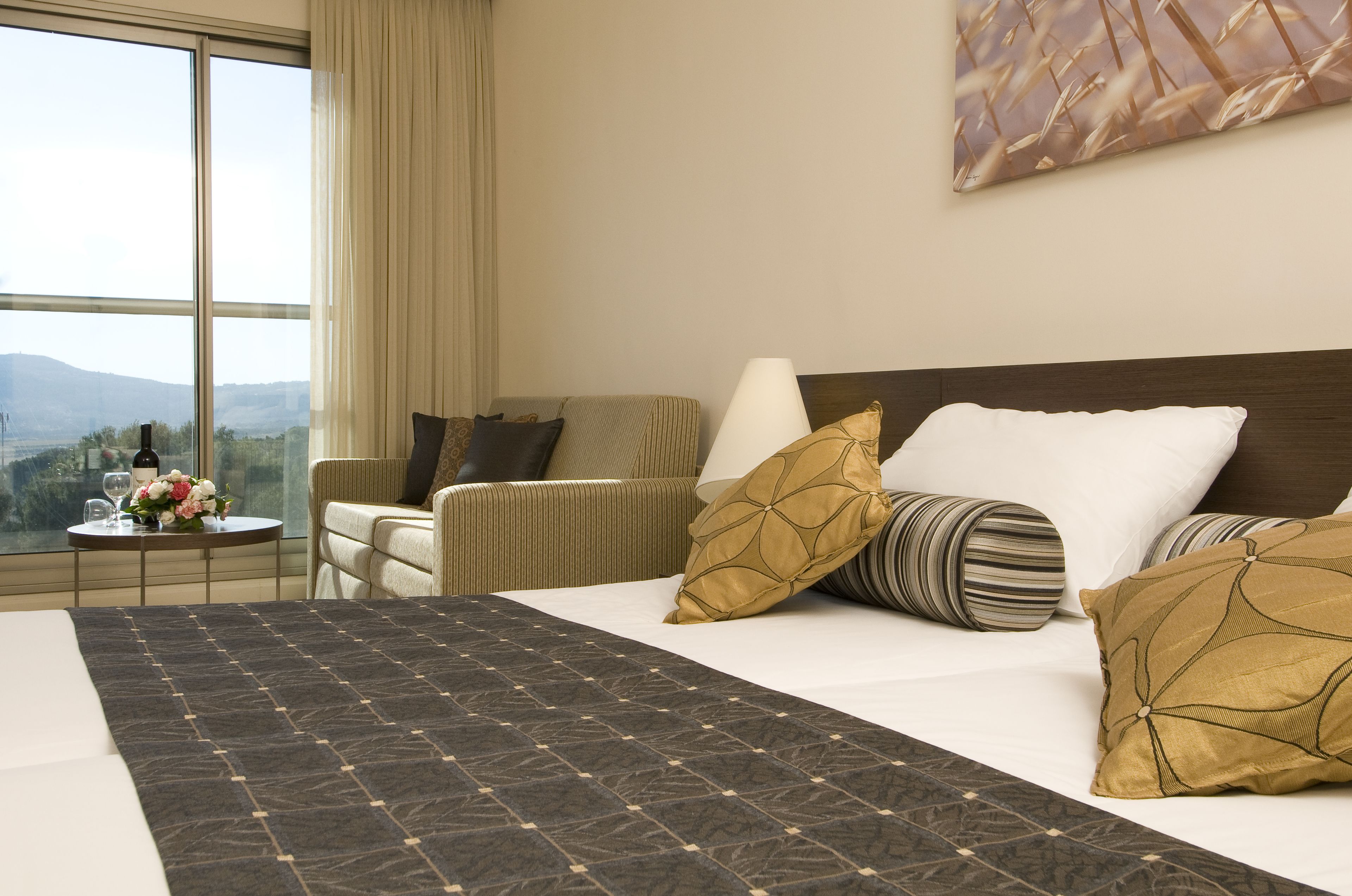 in-room safe, desk, laptop workspace, iron/ironing board