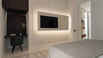 Premium bedding, down duvets, pillow-top beds, minibar