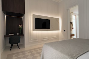 Suite studio | Literie de qualité, couette en duvet, lit avec matelas à plateau-coussin