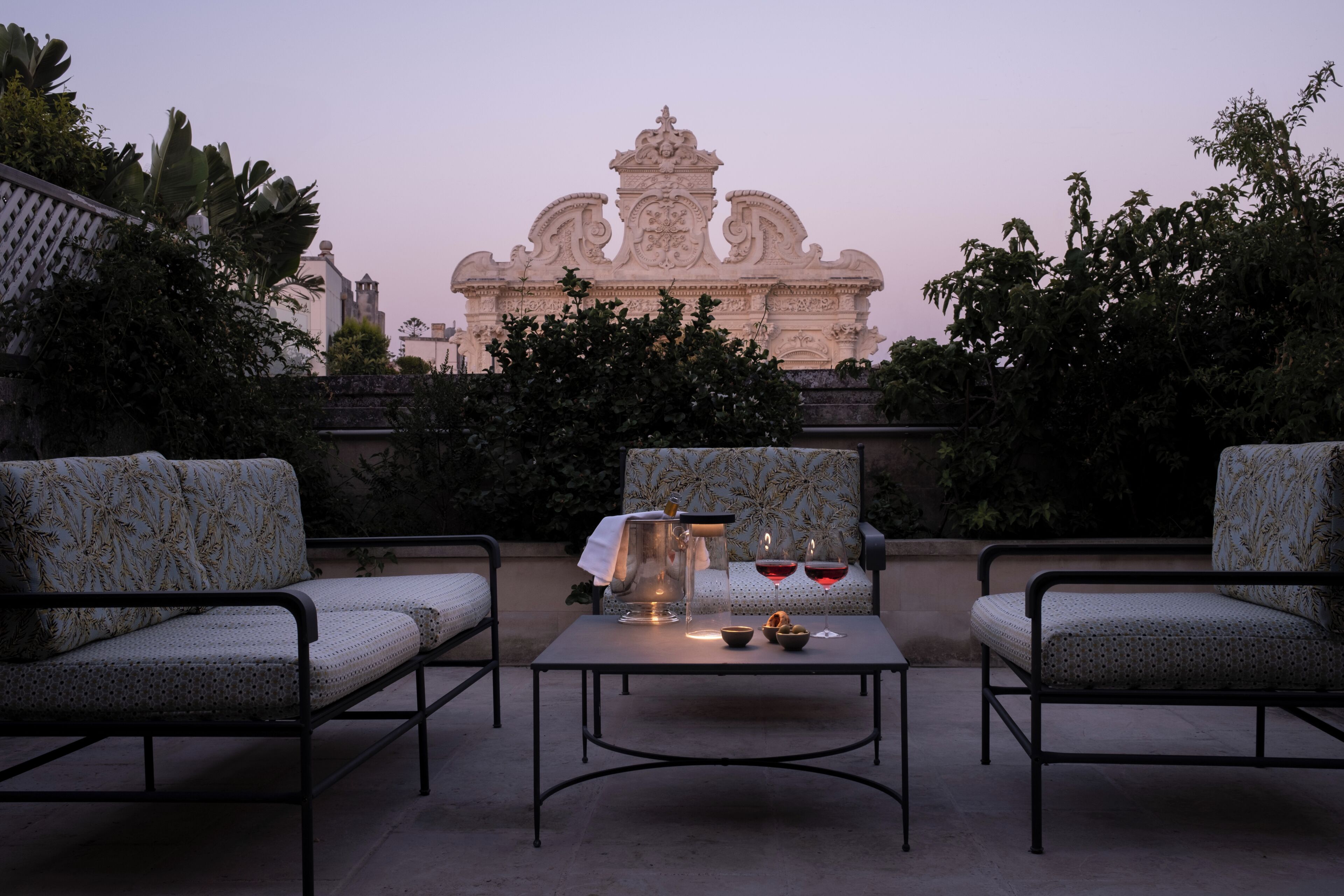 Deluxe Room, Terrace, City View | Premium bedding, down comforters, pillowtop beds, minibar