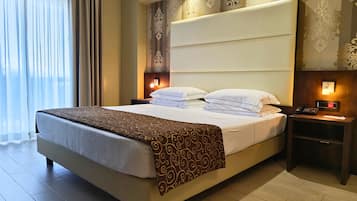 Minibar, in-room safe, desk, blackout drapes