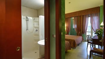 Free toiletries, hair dryer, towels