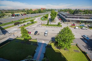 Blick von der Unterkunft
