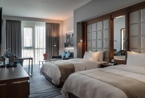 Deluxe Room, 2 Queen Beds | 1 bedroom, premium bedding, Tempur-Pedic beds, minibar - Landmark Amman Hotel & Conference Center (Amman)