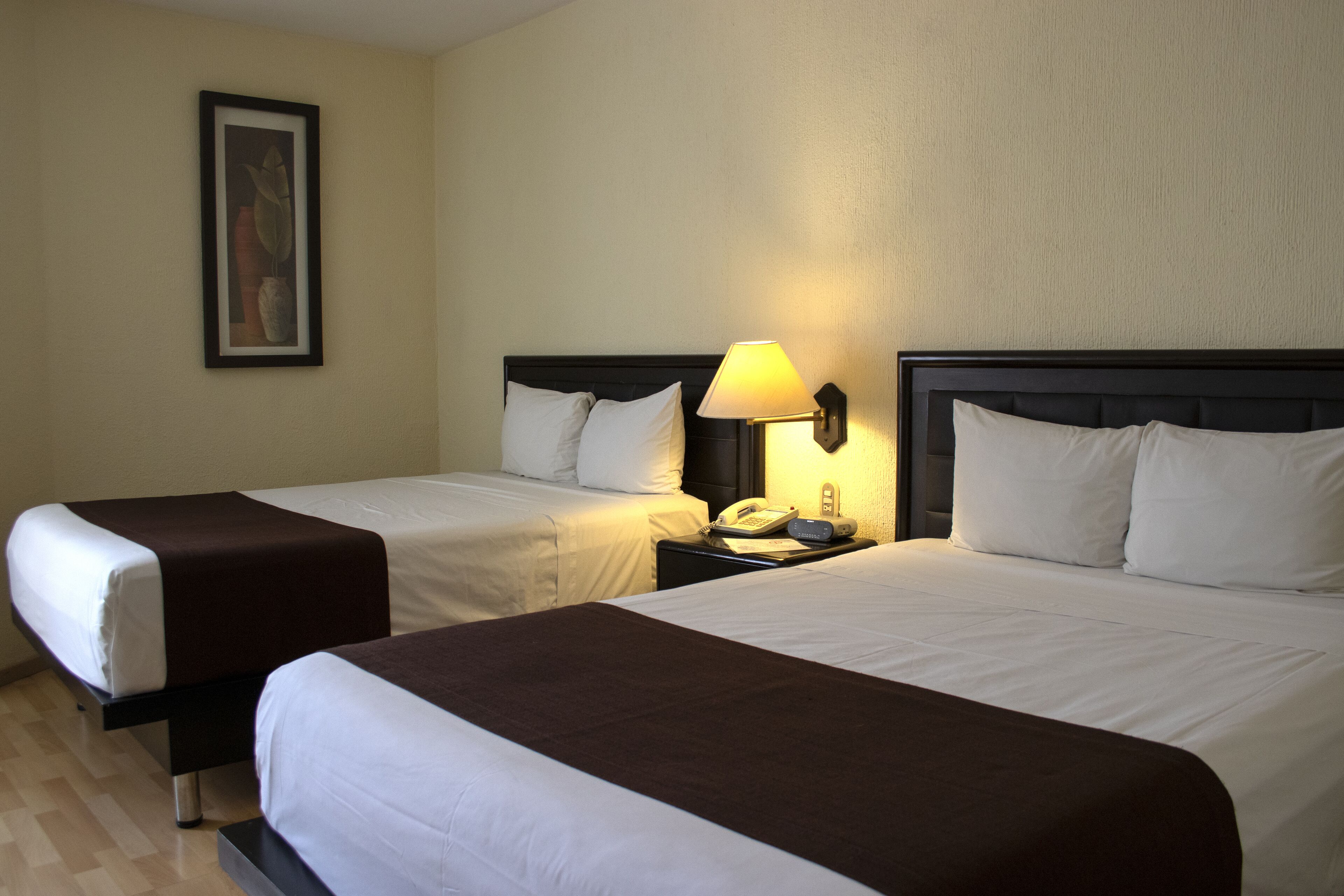 double room, 2 double beds | premium bedding, in-room safe, blackout curtains, soundproofing