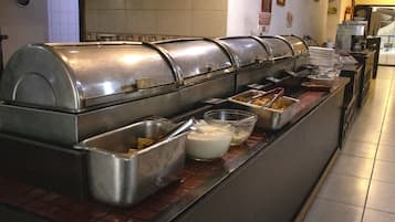 Daily buffet breakfast for a fee