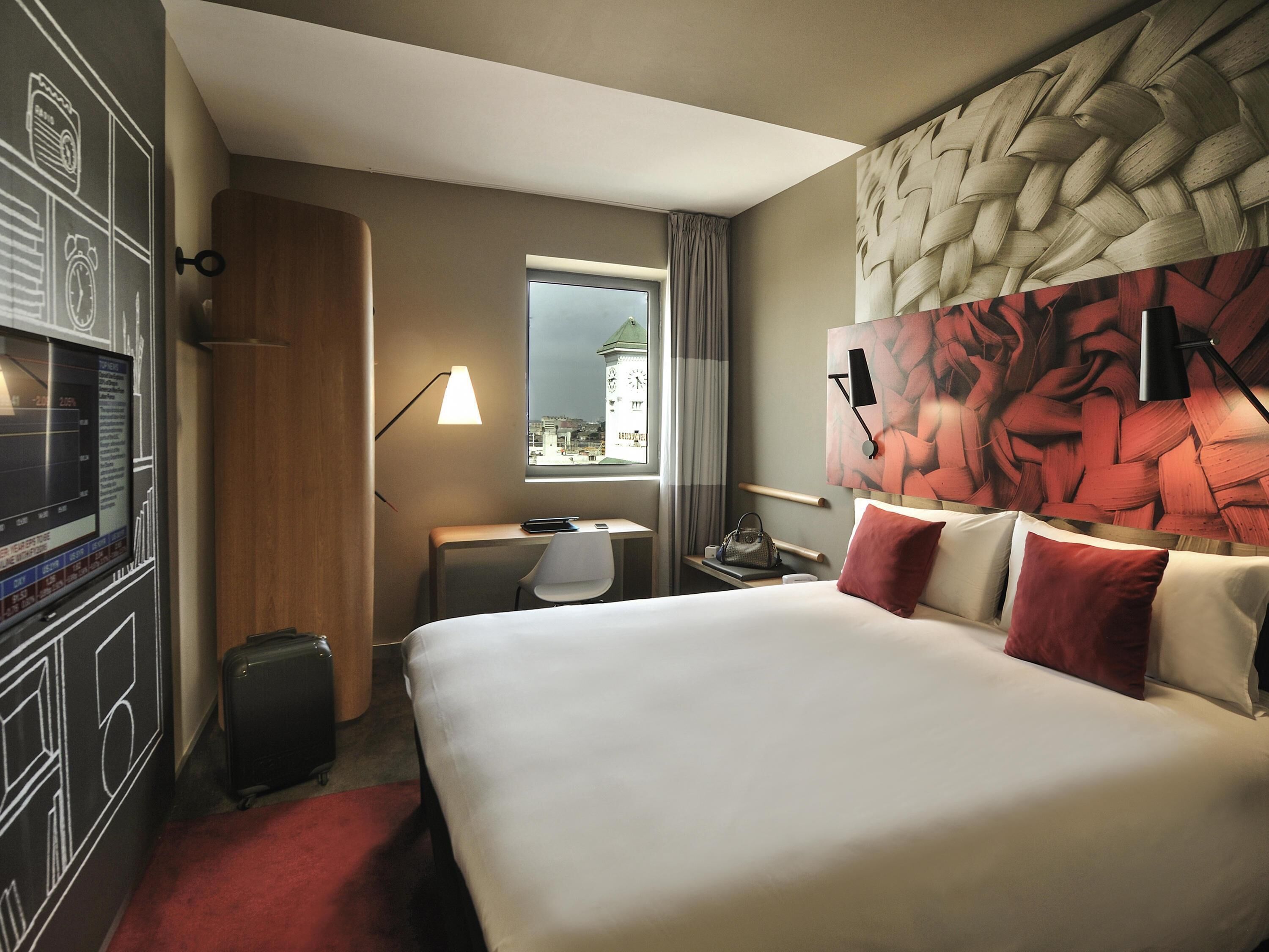 Double Room, 1 Double Bed | Premium bedding, desk, laptop workspace, blackout curtains