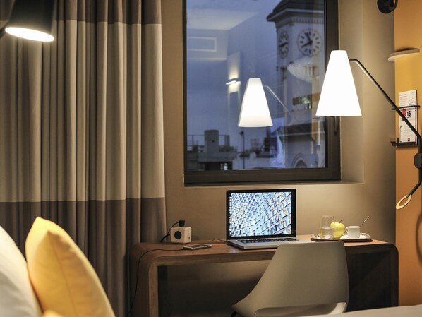 Twin Room, 2 Single Beds | Premium bedding, individually furnished, desk, laptop workspace - Ibis Casa-voyageurs (Casablanca)