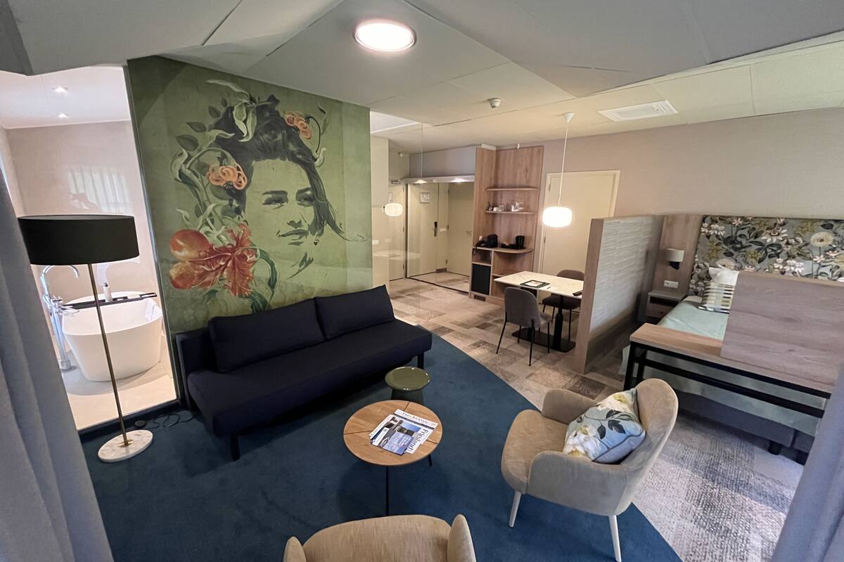 executive double room | 1 bedroom, premium bedding, minibar, in-room safe