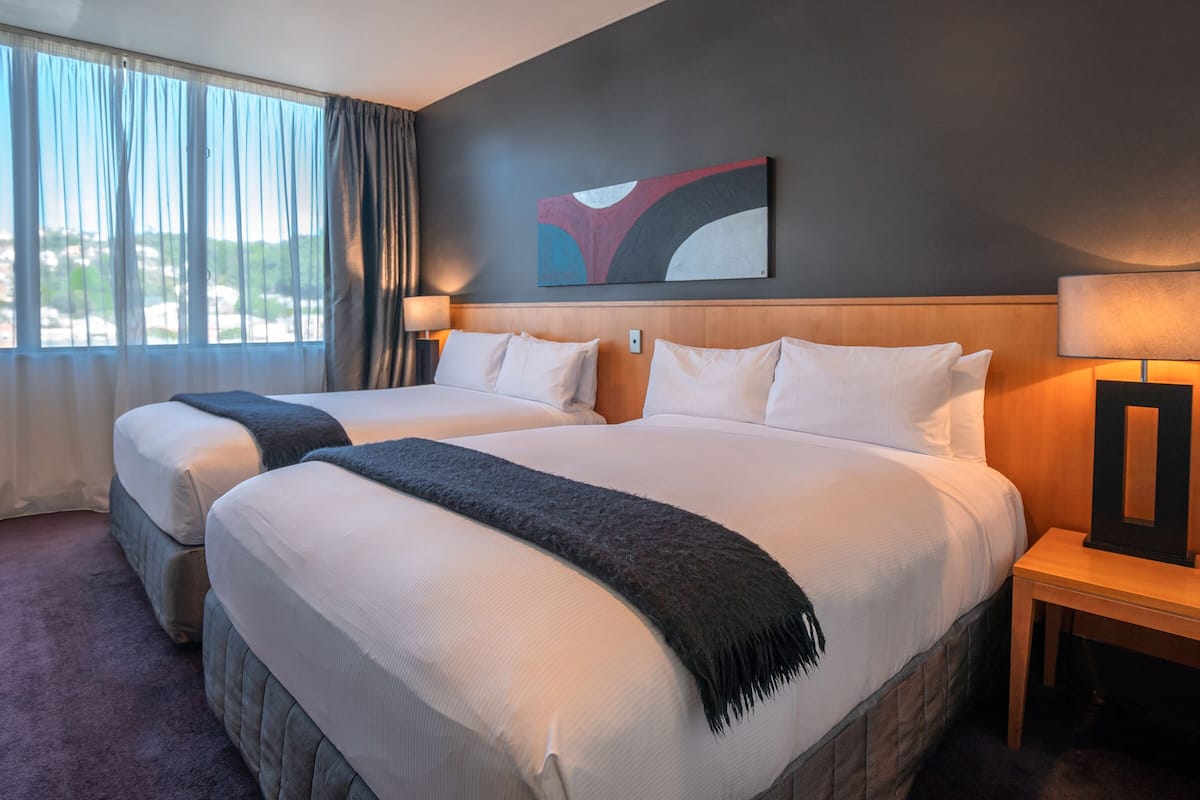 Suite, 2 Queen Beds, Tower | Premium bedding, minibar, desk, iron/ironing board