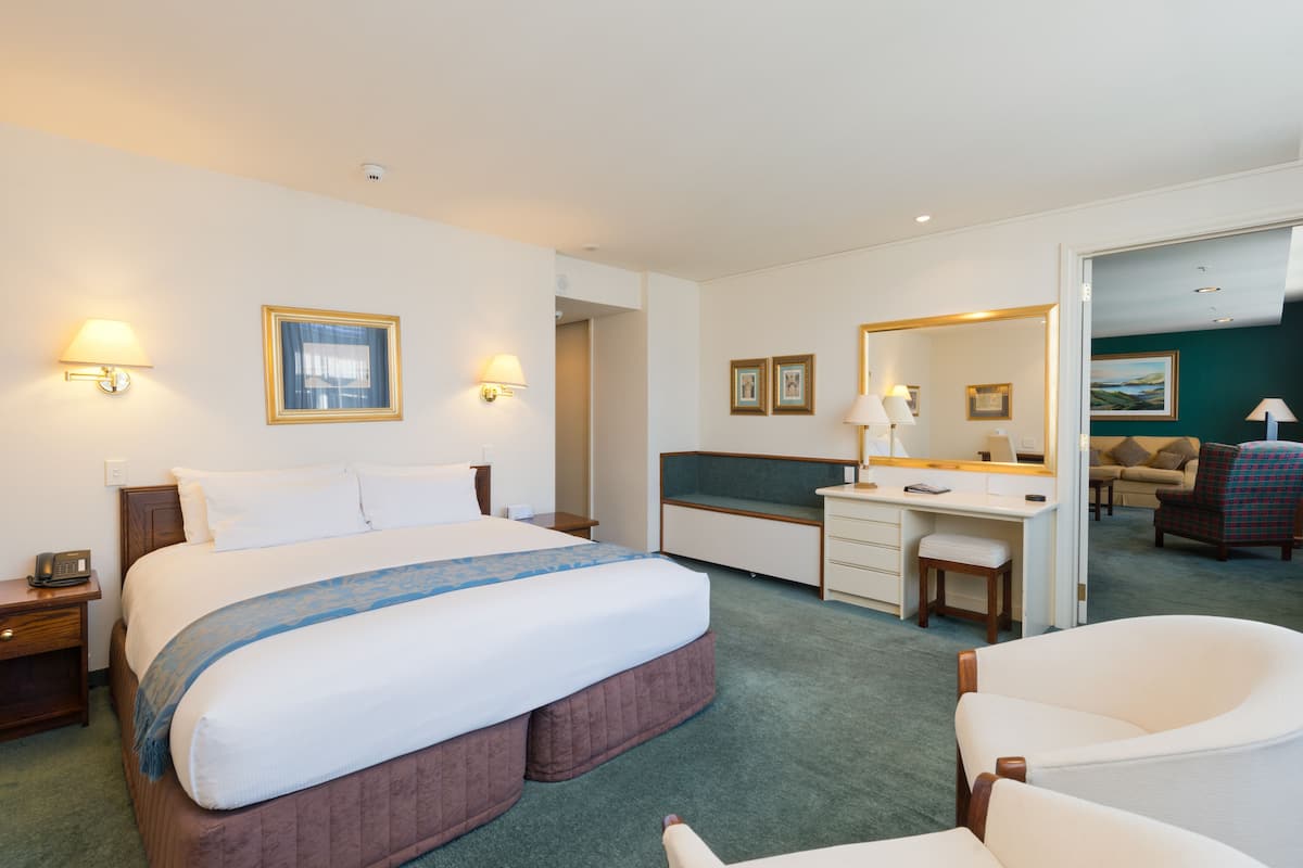 premium bedding, desk, iron/ironing board, free cots/infant beds