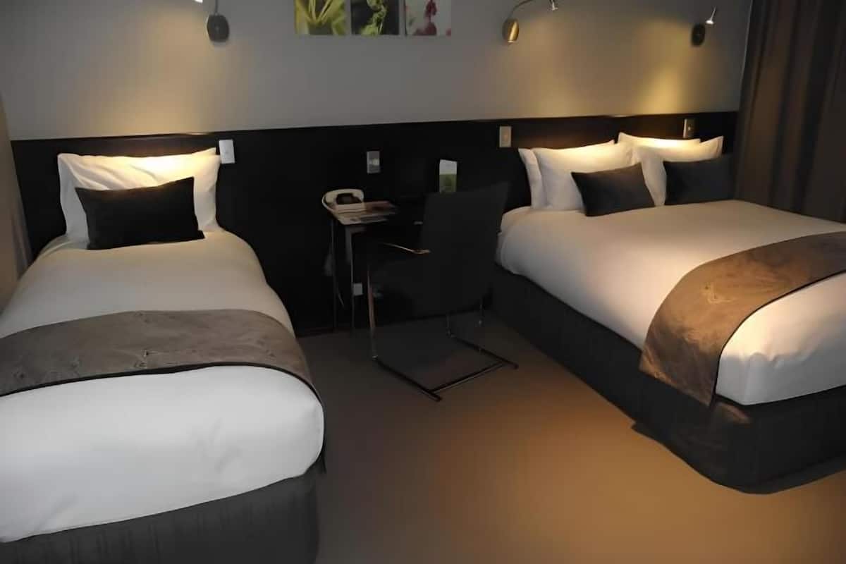 Desk, iron/ironing board, free cots/infant beds, free WiFi