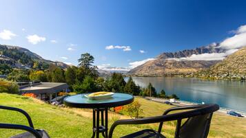 Breakfast, dinner served; British cuisine, al fresco dining